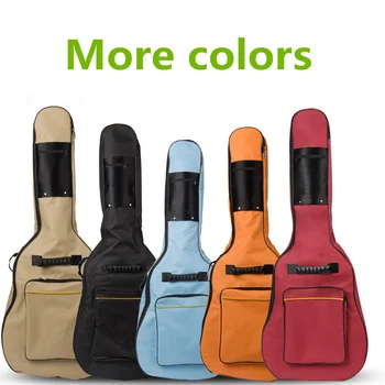 

Waterproof 5mm Thicken 40 41 Folk Flattop Balladry Steel-String Acoustic Guitar Bag Case Backpack Accessories Carry Gig