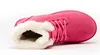 2021 Women Winter Snow Boots Warm Flat Plus Size Platform Lace Up Ladies Women s