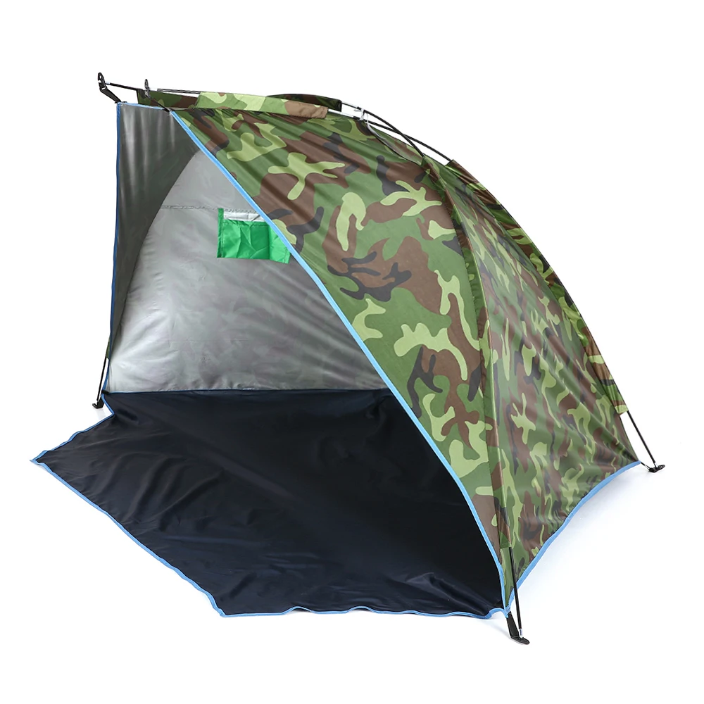 Tomshoo Outdoor Beach Tent Sunshine Shelter 2 Person Sturdy 170T Polyester Sunshade Tent For Fishing Camping Hiking Picnic Park camping tent camping canopy