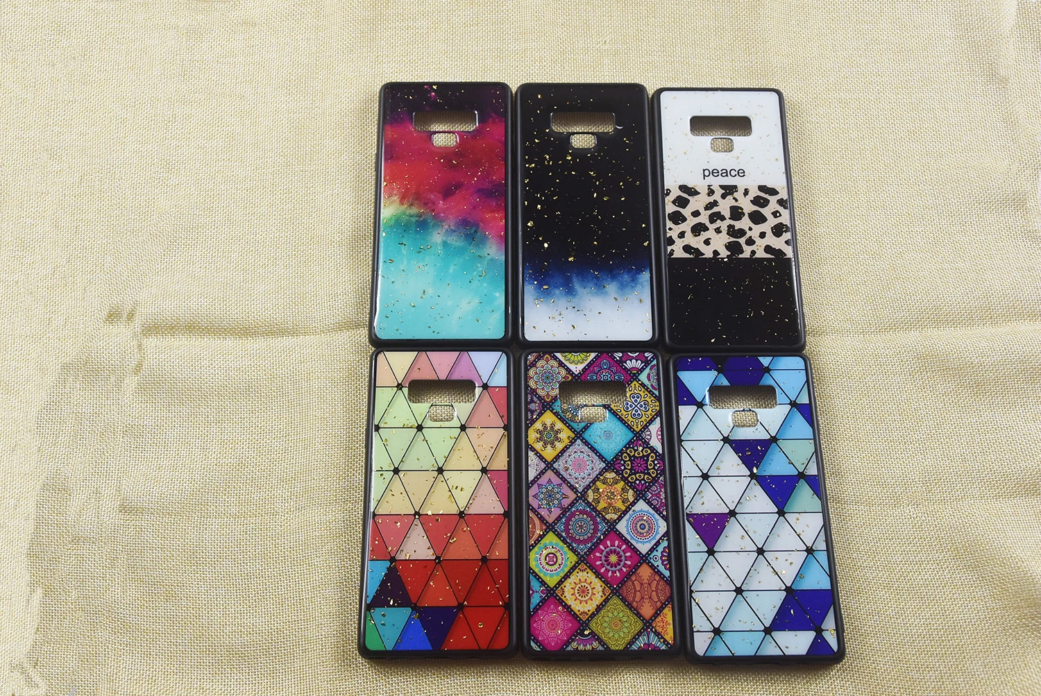 Новая золотая фольга для samsung Note 9 мобильный чехол телефона Galaxy S8 S9 Plus A50 A70 S10 S10e