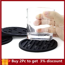 

Multifunctional Round Heat Resistant Silicone Mat Cup Coasters Non-slip Pot Holder Table Placemat Kitchen Accessories Tool