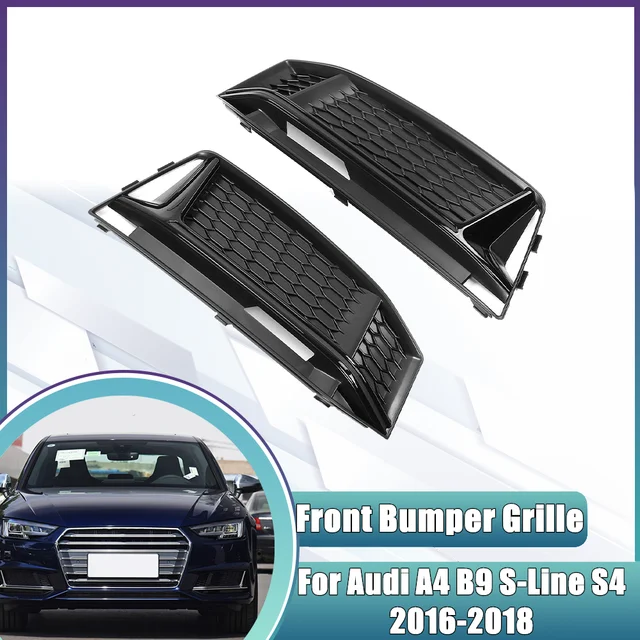 2PCS Car Front Fog Light Grille Cover Fog Lamp Grill Honeycomb Hex