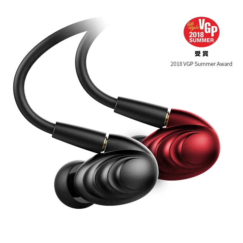 Гибридные динамические Hi-Fi наушники-вкладыши FiiO F9 с тройным драйвером