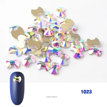 

AB Nail Art Shining Mixed Jewelry Nail Stickers Glass Stone Diamonds Nail Crystals Rhinestones Gems Nail Diamond Stone