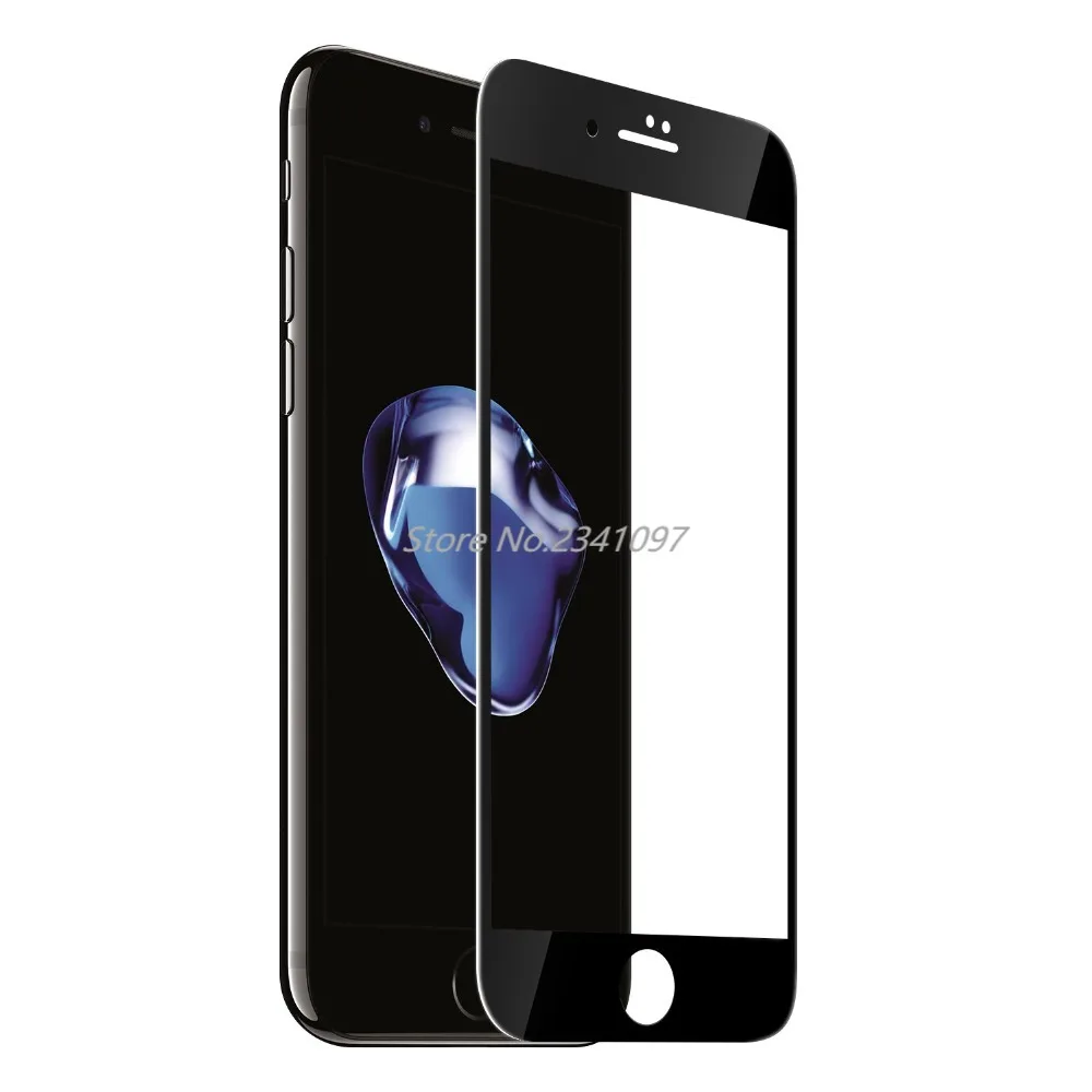 Защитное стекло 9H 3D для iphone 7 8 7P P полное покрытие закаленное Plus защитное пленка |