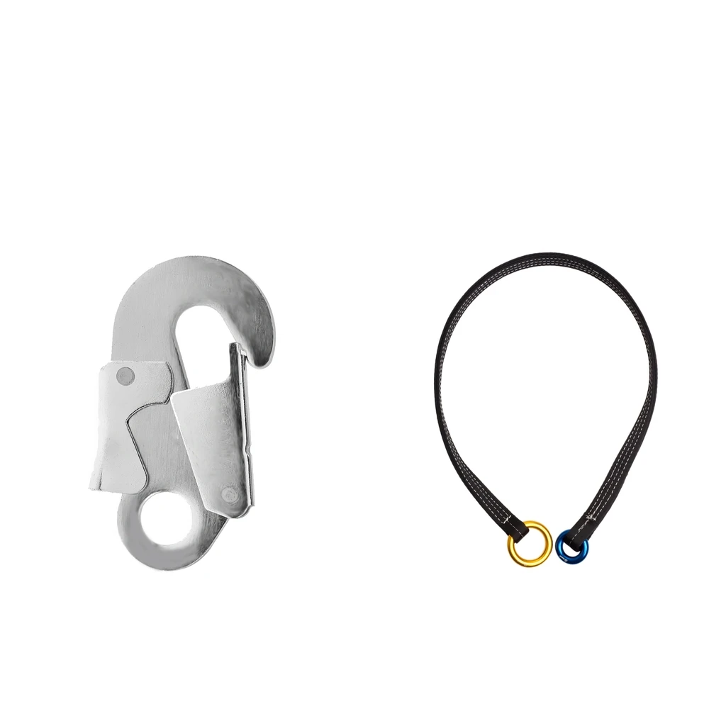 1 set Outdoor Tree Climbing Rope Friction Saver Belt Retrievable Anchor Gear