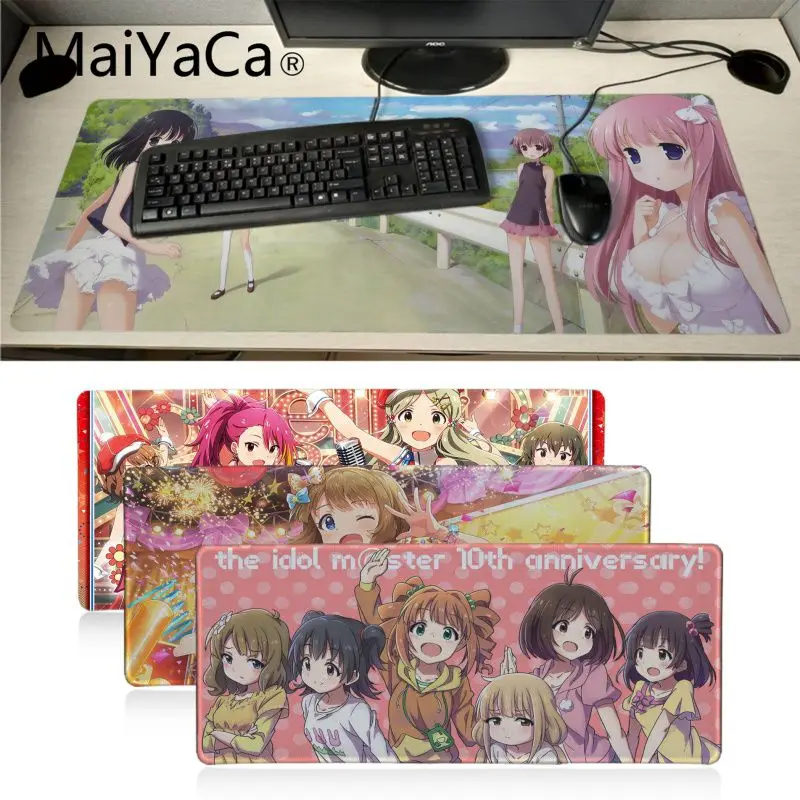 MaiYaCa momoko suou японский аниме девушка коврик для мышки в стиле аниме большая рекламная акция Россия игровой коврик для мыши xl клавиатура ноутбук Настольный коврик