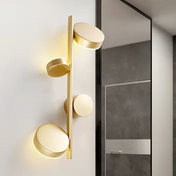 

Bedside wall lamp Nordic modern minimalist living room bedroom wall lamp creative led wall lamp hotel wall lamp ceiling lamp