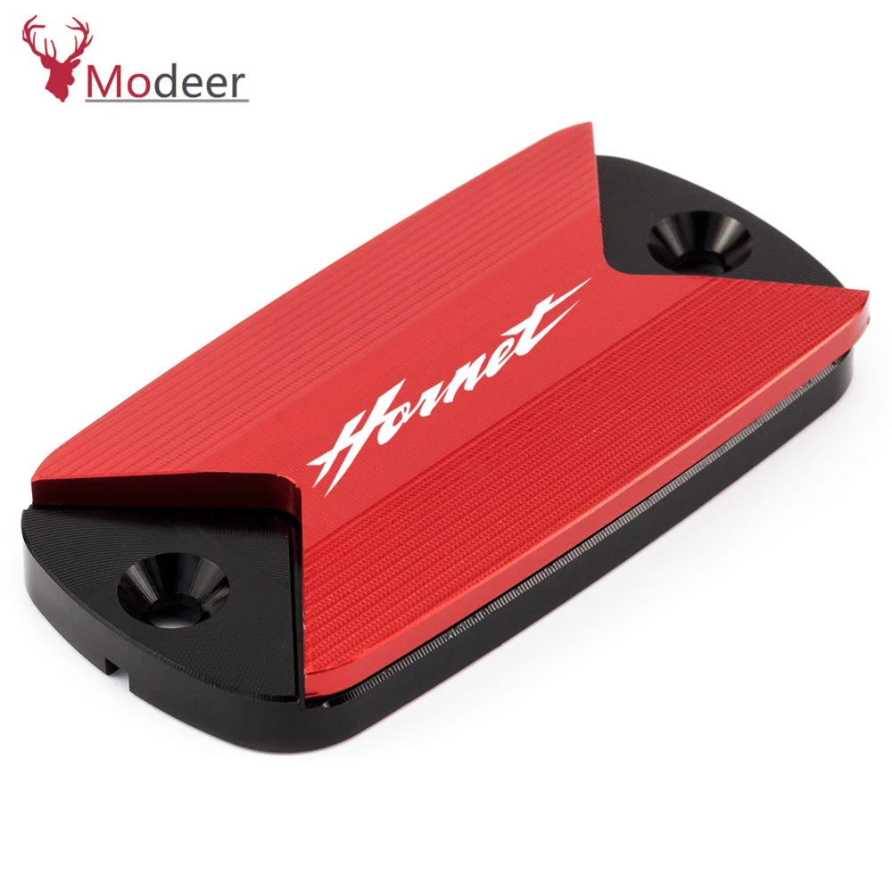 For Honda Hornet 600 CB600F 1998-2014 Hornet 900 2002-2006 Motorcycle Accessories Logo Hornet Brake Fluid Reservoir Cover Cap (3)