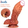Soft Real Huge Dildo Suction Cup Long Cock Anal Plug Sex Toy for Men Women Lesbian Masturbators Double Skin Feel Big Thick Penis 1
