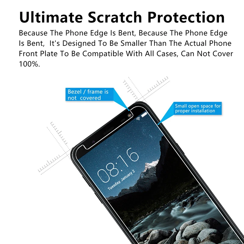 2.5D прочное защитное стекло на Samsung Galaxy A30 A40 A50 A10 A20 A60 A70 M10 M20 M30 A20E защитная пленка