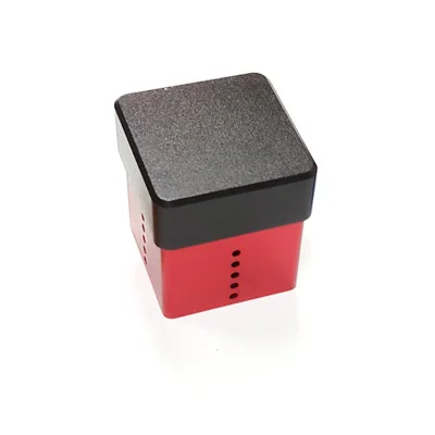 red Xmlivet красочные сильные магнитные бильярдный мел держатели портативный Сращивание кубических мелок для кия коробка Бильярд аксессуары Китай - Color: red