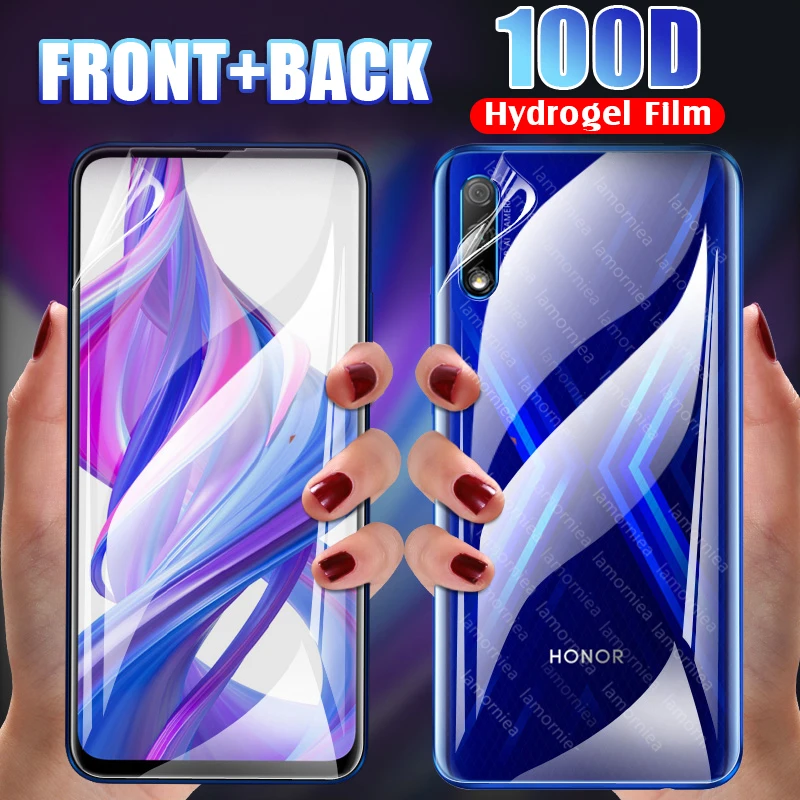 Гидрогелевая пленка для Huawei Honor 20 9X Pro 8X 10 9 Lite 10i Play защитная передней и задней