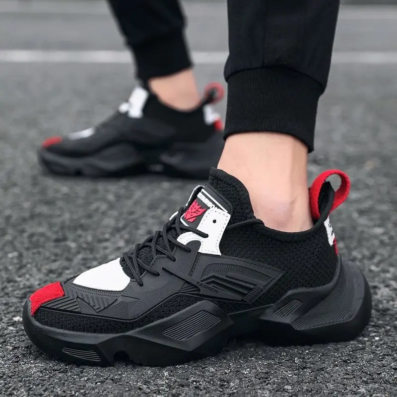 

LZJ New 2020 Men Running Shoes Men Basket Sneaker Outdoor Sports Shoes Male Breathable Athletic Trainers Walking Hombre Footwear