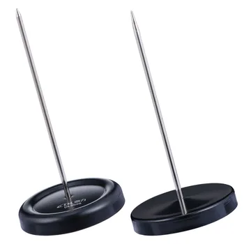 

2 Pcs Check Spindle Office Memo Holder Spike Receipt Holder Paper Memo Holder for Hotel Restaurant Receipt