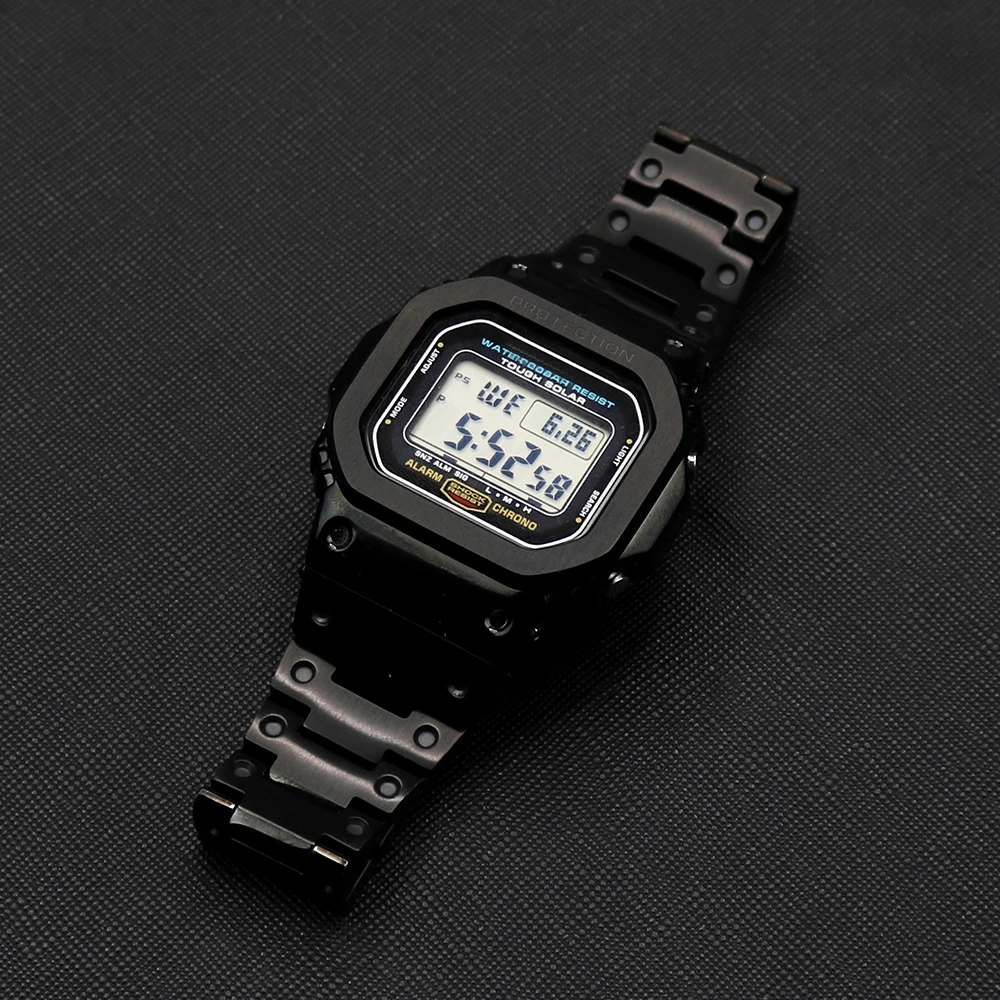 316l ステンレススチール時計バンドとケースカシオ Dw5600 Gw 5000 5035 Gw M5610 金属ストラップ鋼ベルトツールリリースストラップ Sikai Aliexpress Consumer Electronics