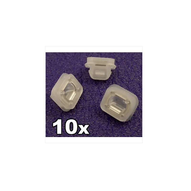 

10x For BMW Door Insert Trim Strip Grommet. Plastic Clips for Door Card Inlay Strip
