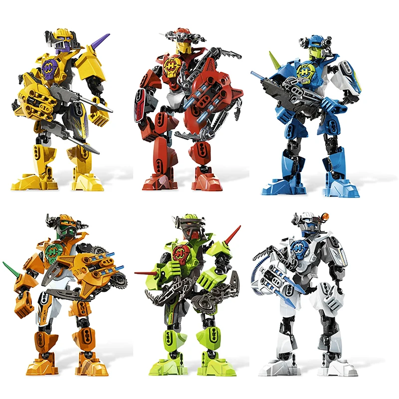 

DECOOL Hero Factory 2.0 Evo Bionicle action figures Robots Building Blocks Bricks Toys For Children Boy Gifts dropshipping