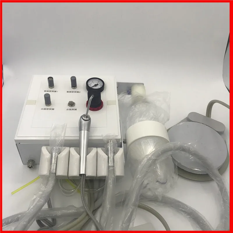 US $115.00 Wall Hanging Dental Delivery Turbine Unit Tube Work Compressor Plastic Shell