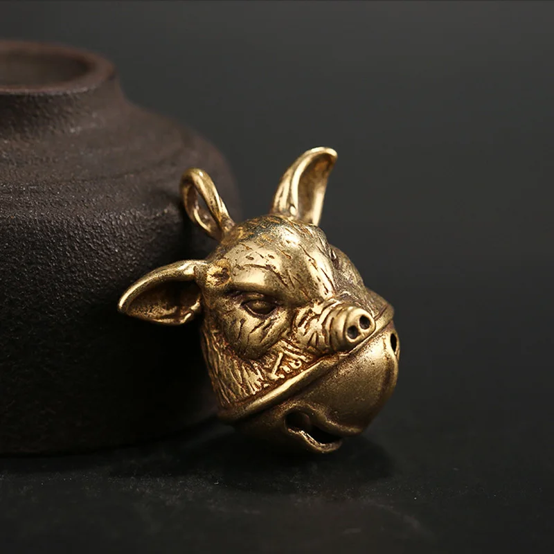 boar head bel keychain pendant (9)
