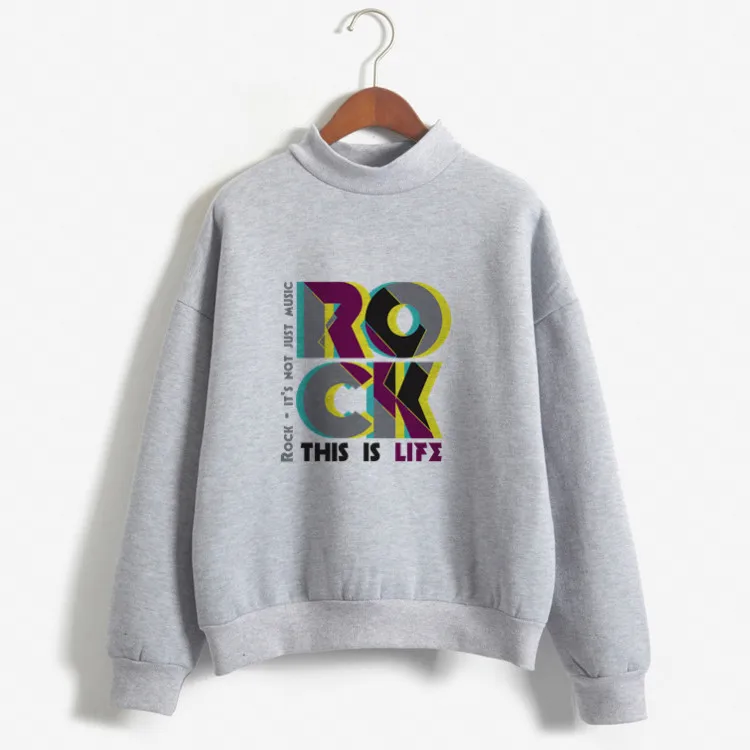 GRAY-DY415 Женские толстовки в студенческом для модных девочек № 98 куртки с капюшоном и принтом с буффами на рукавах и белого цвета; милые розовые Топы на осень свитшоты fresh серая толстовка с капюшоном - Цвет: GRAY-DY415