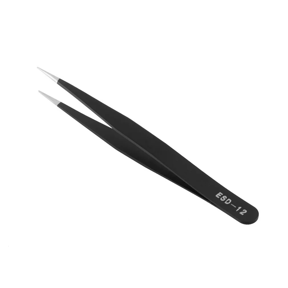 2 pcs/set Anti-Acid Steel Curved Straight Tweezers Makeup Eyelash Curler False Eyelashes Extension Eye Lashes Styling Tool