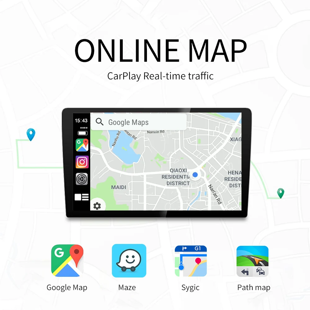 Беспроводная Автомобильная магнитола CarPlay для Audi Q5 2010 2018 Android Air 2 Airplay Mirrolink IOS 13