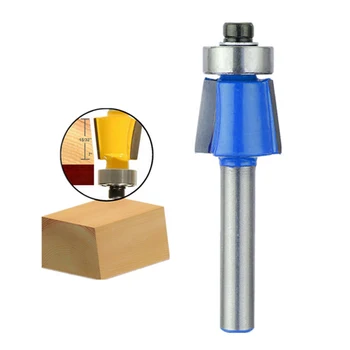 

1/4 Inch Shank Trim Router Bit 7 Bevel Trim Router Bit Woodworking Cutter Carbide Tools HSS Milling Cutter Tools Kit