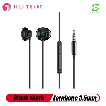 

Xiaomi Black Shark Earphone 3.5mm Jack Wired Half in-ear Volume Control Mic Line For Black Shark Gaming phone
