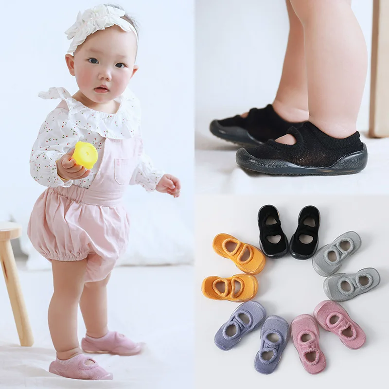 

Summer New Style BABY'S Socks Korean-style Candy-Colored Non-slip Glue Bottom Babies' Toddler Shoes Men And Women Children Soft-