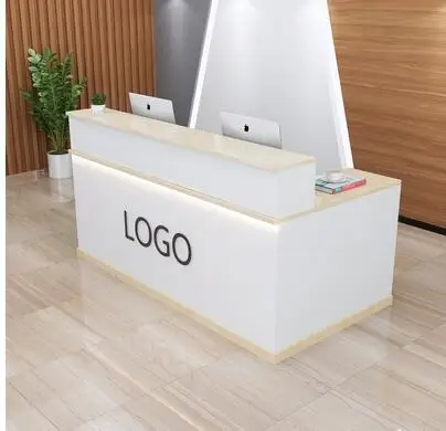 Cashier Counter Bar Counter Company Front Desk Reception Desk Clothing Store Beauty Salon Small Shop Commercial
