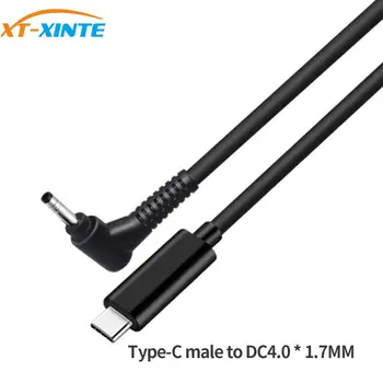 

USB-C Type C Male to DC 4.0x1.7mm Laptop PD Charging Cable Dc Power Adapter Connector 1.5m for Xiaomi RedmiBook 14 for Lenovo PC