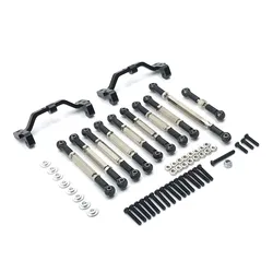 Pièces de mise à niveau en métal pour voiture RC MN modèle 1/12 D90 D91 D96 MN99S, siège de biellette de direction, ensemble de biellette de direction, deux couleurs disponibles 