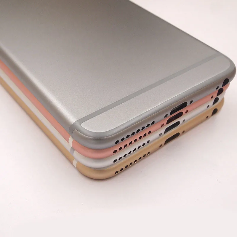 Подарок+ для iPhone 6S plus корпус металлическая задняя крышка батареи для iPhone 6S плюс средняя рамка корпуса задняя дверь чехол батареи без гибкого покрытия