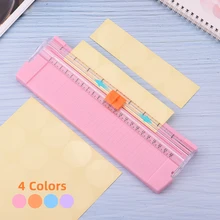 Портативный мини А5 прецизионные бумажные обрезные станки для скрапбукинга бумажные s Фото Резак Режущий коврик инструменты офисные режущие аксессуары