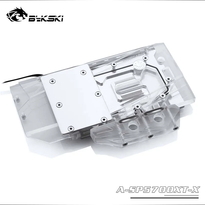 Bykski GPU водоблок для RX5700 MSI/Sapphire/Dataland полное покрытие видеокарты кулер воды