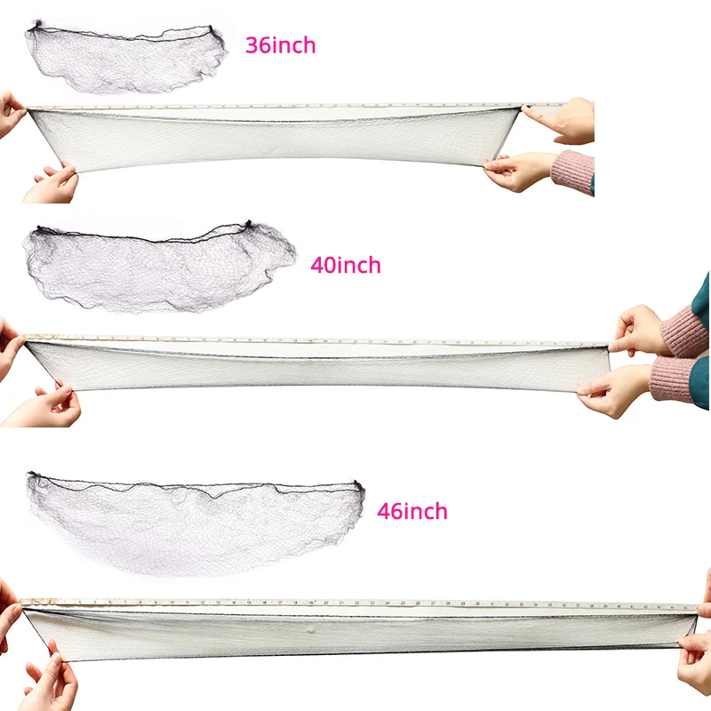 Haarnet Slaapnet - Elastisch haar netje - Voor optimale haarhygiëne - Zwart