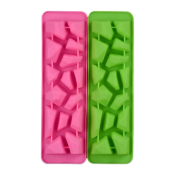 

3D Irregular Candle Wax Geometric Gems Chocolate Baking Pan Handmade Diamond Ice Cube Maker Mould DIY Soap Mold Cake Candy Craft