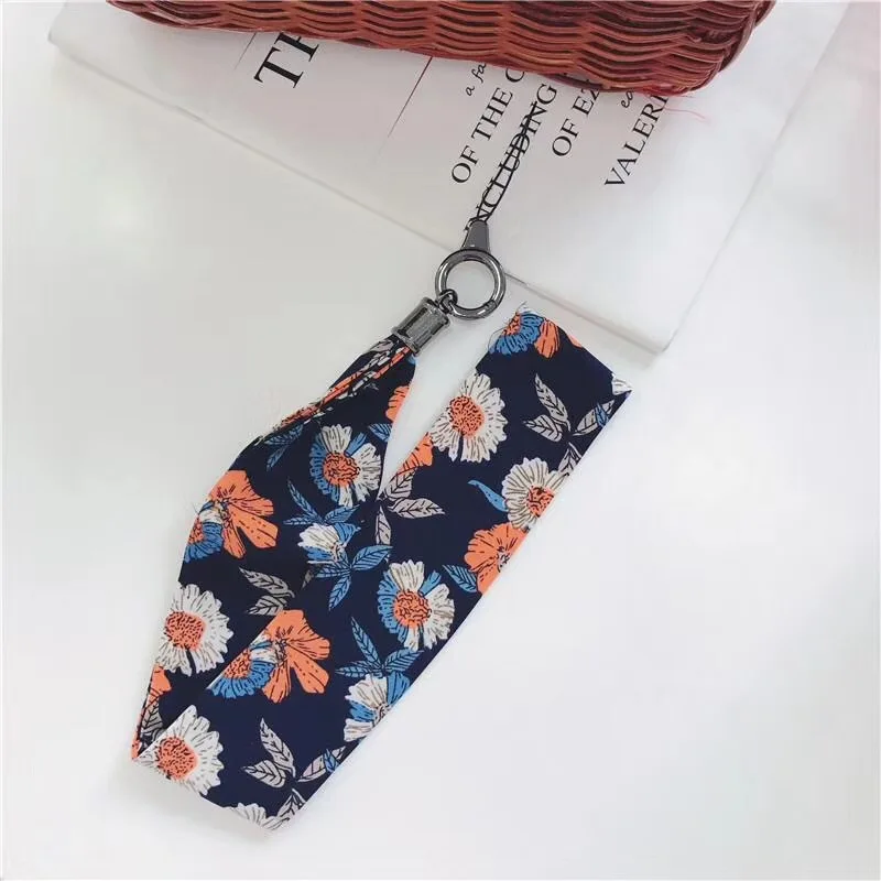 Einfache mode handy schal lanyard breite halskette lanyard key ID gym handy mit USB abzeichen clip lanyard