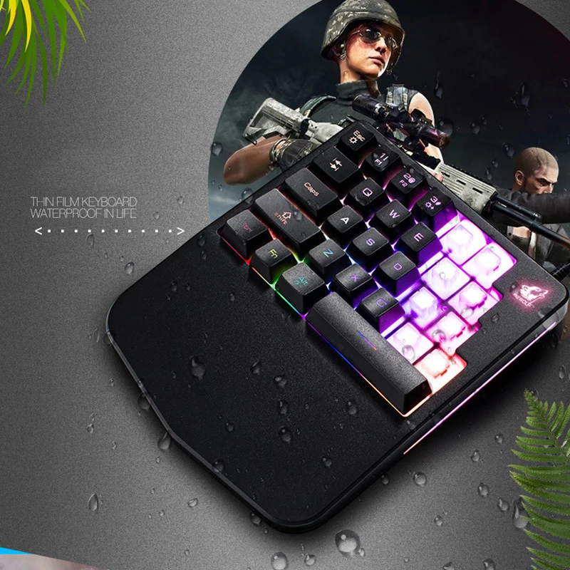  Waterproof Mini Mechanical Keyboards Gaming Dota 2 Keyboards Numeric Keyboards Wired for Computer L