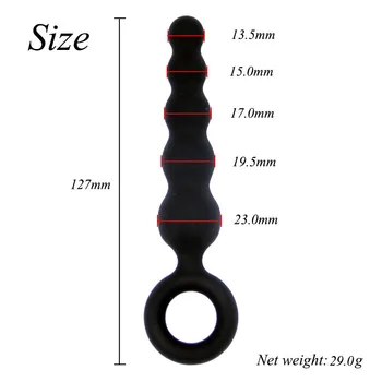 Silicone Anal Plug Butt Plug Open Expander Dildo Prostate Massager Anal Dilator Male Masturbator Women Men Couples Gay Sex Toys 6