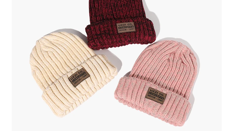 2021 New Knitted Hat Unisex Winter Hat Outdoor Warm Soft Women's Hat  Men's Hat Casual fashion Women's Hat Beanie High Quality