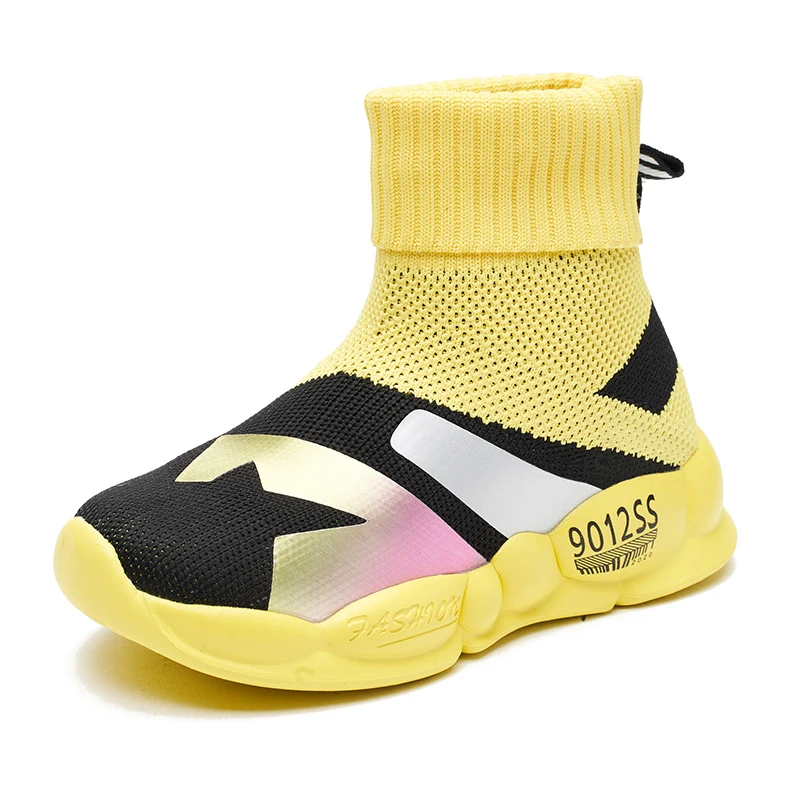 2022 Spring Girls Sneakers for Children Casual Shoes Girl Slip-on Breathable Kids Socks Shoes Casual Sport Shoes for Child boots girls leather shoes Children's Shoes