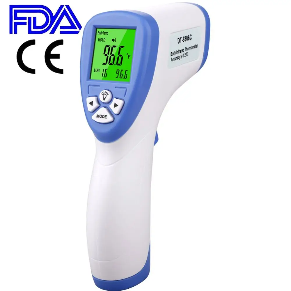 Бесконтактный ручной Цифровой температурный пистолет инфракрасный Лоб термометр для тела с ЖК подсветкой измеритель температуры тестер Mar25| |   | АлиЭкспресс