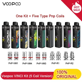 

VOOPOO VINCI Mod Pod Vape Kit With 1500mAh Battery 5.5ml Capacity With 5 PnP Coils E-Cig Vape Mod Pod Kit Vs Kubi / drag 2