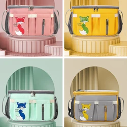 Sac à couches en tissu pour bébé, imperméable et humide, sacoche de voyage de grande capacité pour maman, à la mode 