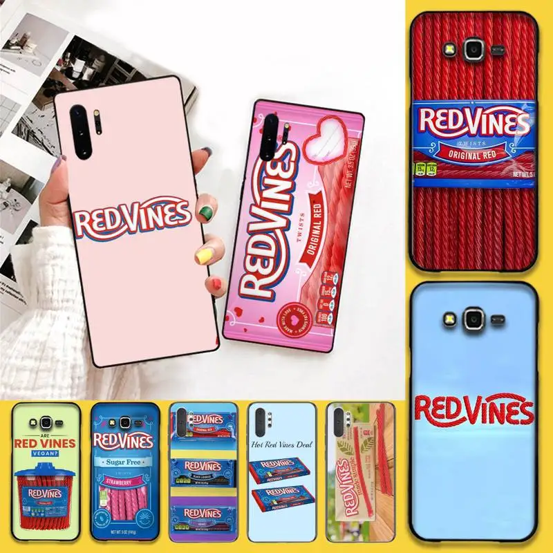 Высококачественный чехол для телефона King's Sugar Red Vine Samsung Note 7 8 9 10 pro Galaxy J7 J8 J6 Plus 2018