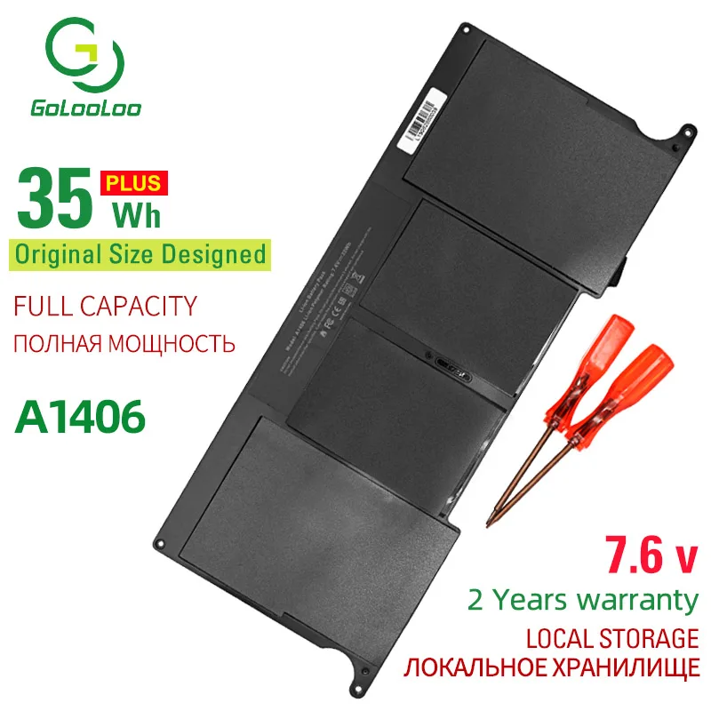 Новый аккумулятор A1406 для ноутбука 35 Вт/ч 7 6 В Apple MacBook Air 11 дюймов a1406 A1495 A1370 A1465