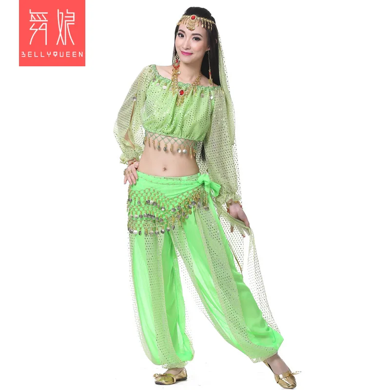 Набор для танца живота современный танец Обычная сцена Одежда народный фитнес
