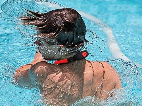B233 водонепроницаемый MP3 плеер IPX8 водонепроницаемые наушники для плавания подводный аудио шейные стерео наушники гарнитура с FM